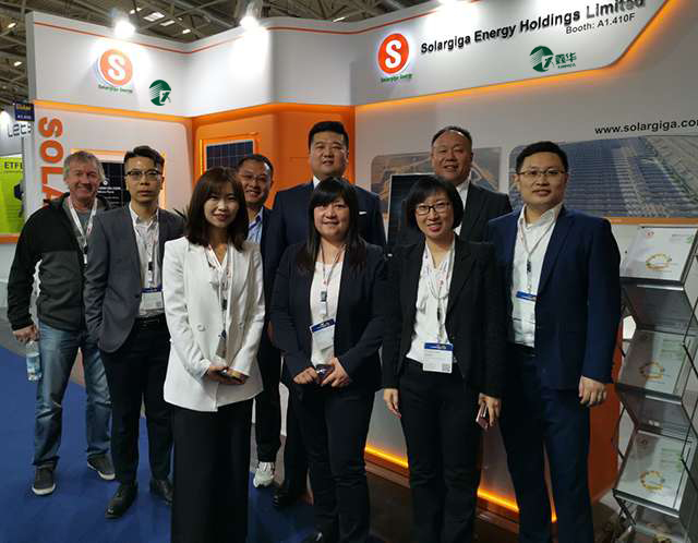 錦州陽(yáng)光能源攜最新高效組件亮相2019年慕尼黑國(guó)際太陽(yáng)能技術(shù)博覽會(huì)